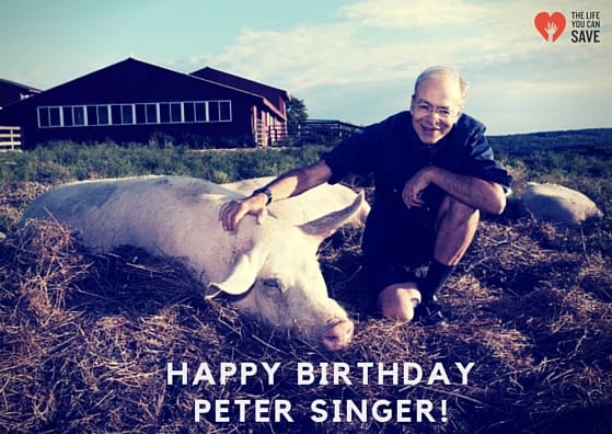 Help us celebrate Peter Singer's 70th birthday!