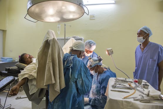 Madagascar_Aug17_3218 A fistula surgery in progress at a Madagascar hospital funded by Fistula Foundation