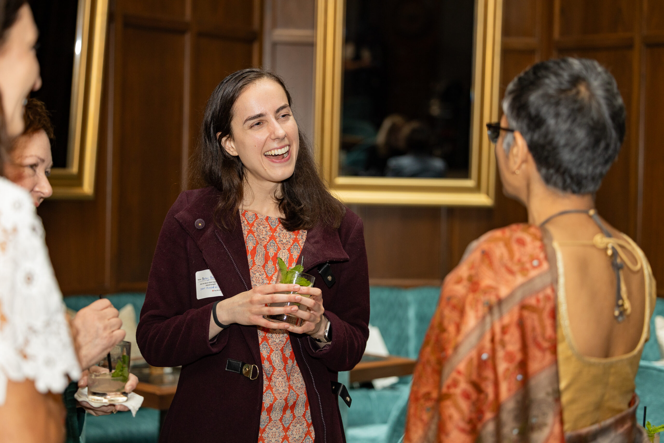 guests interacting at the night of impact