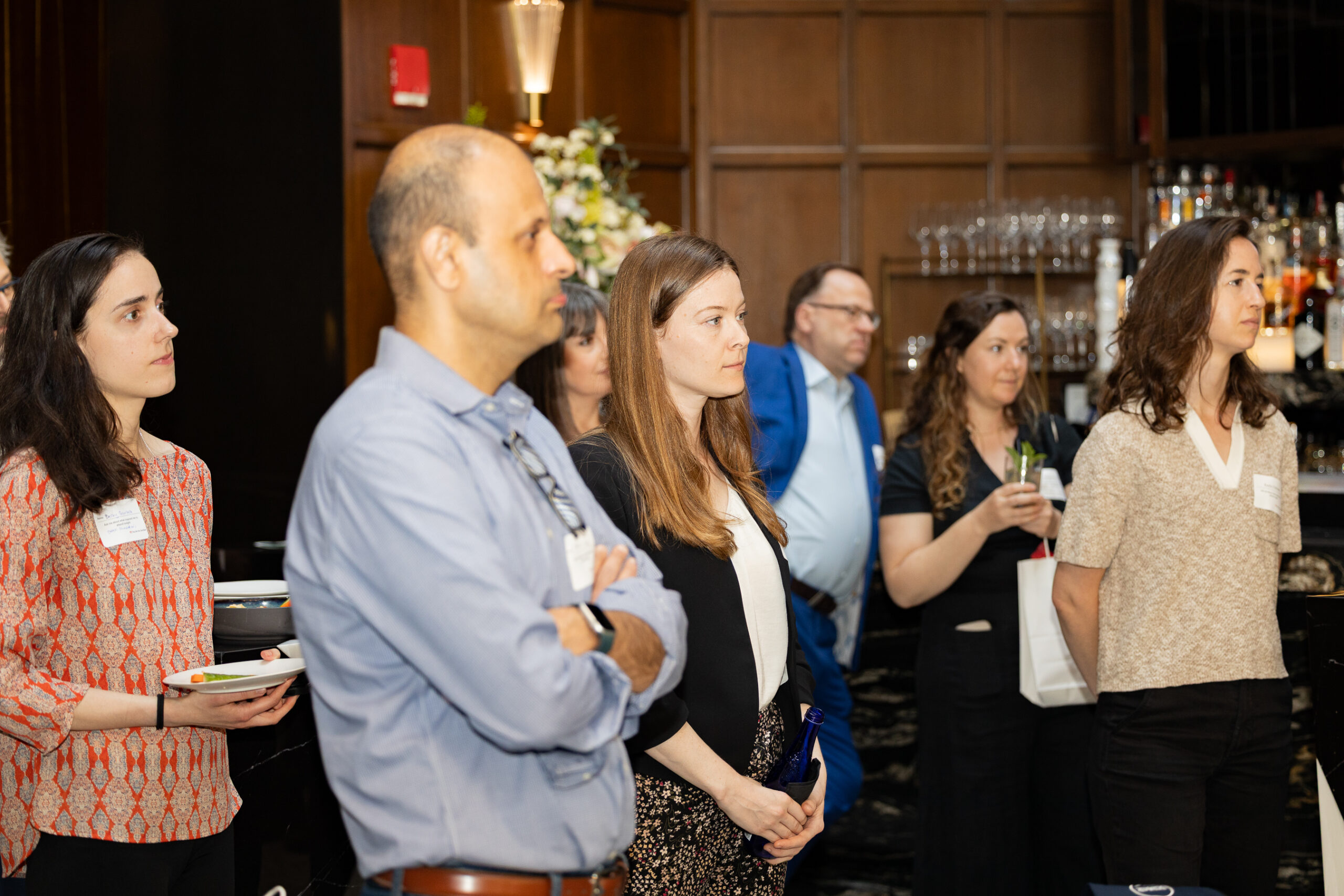 Guests being welcomed to a night of impact